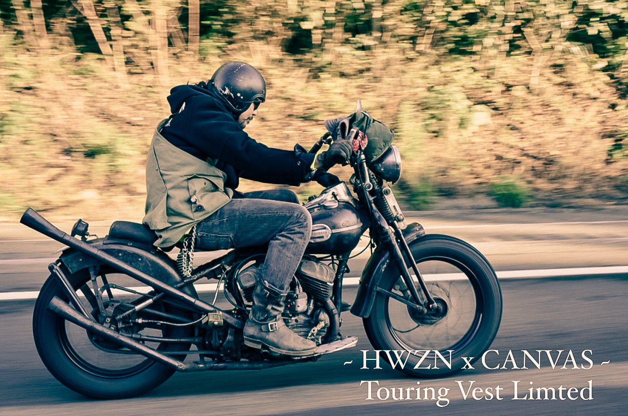 HWZN x CANVAS / Touring Vest Limited.: CANVAS CLOTHING STORE BLOG