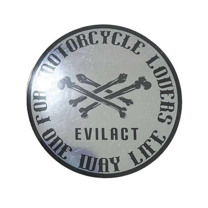 EVILACT Double Cross Bone Round Sticker L-1.jpg