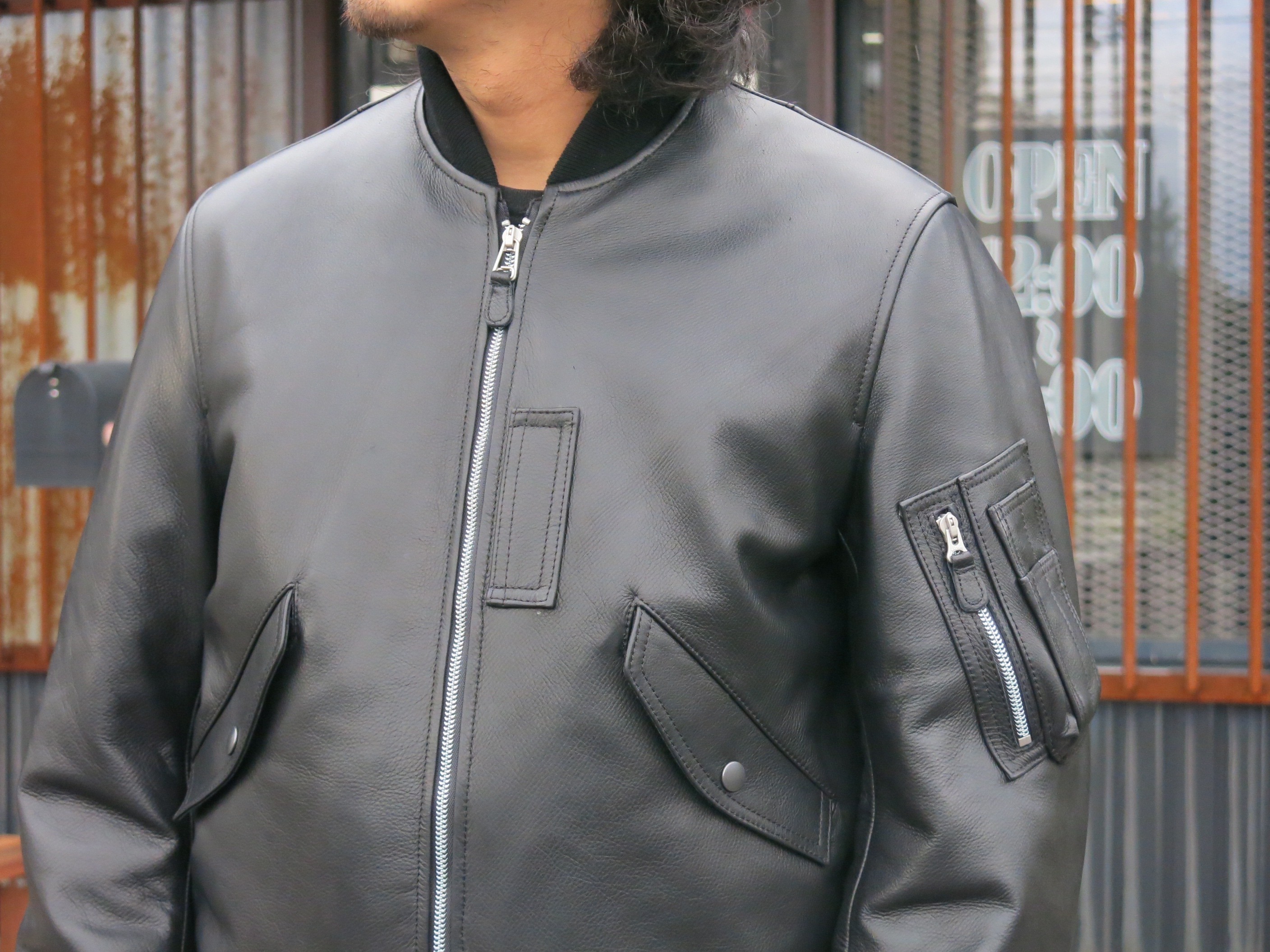 Y'2 LEATHER - STEER OIL MA-1!!!: CANVAS CLOTHING STORE BLOG
