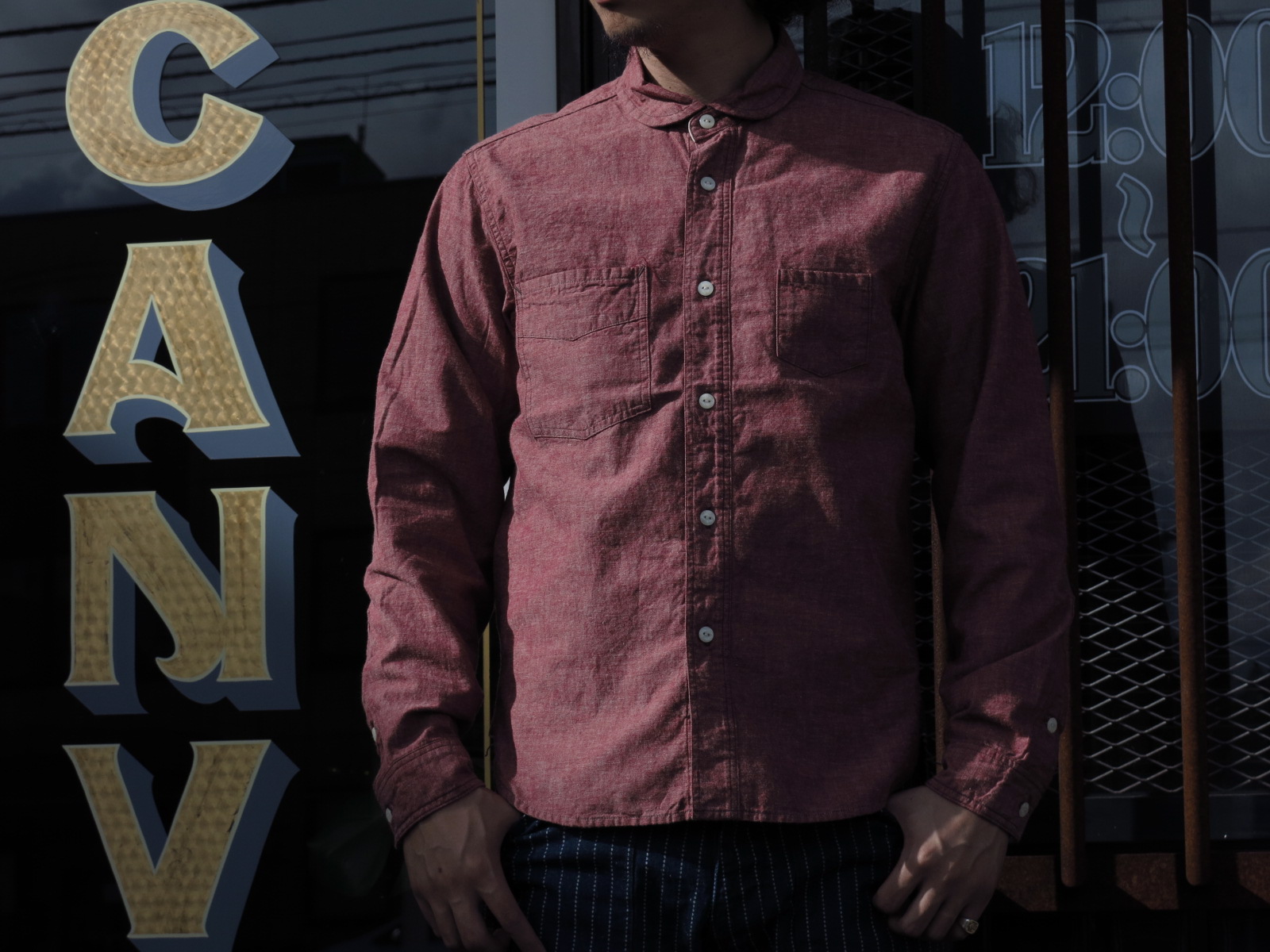 TROPHY CLOTHING - SUNLIGHT CHAMBRAY SHIRTS & ROUND HOUSE JACKET