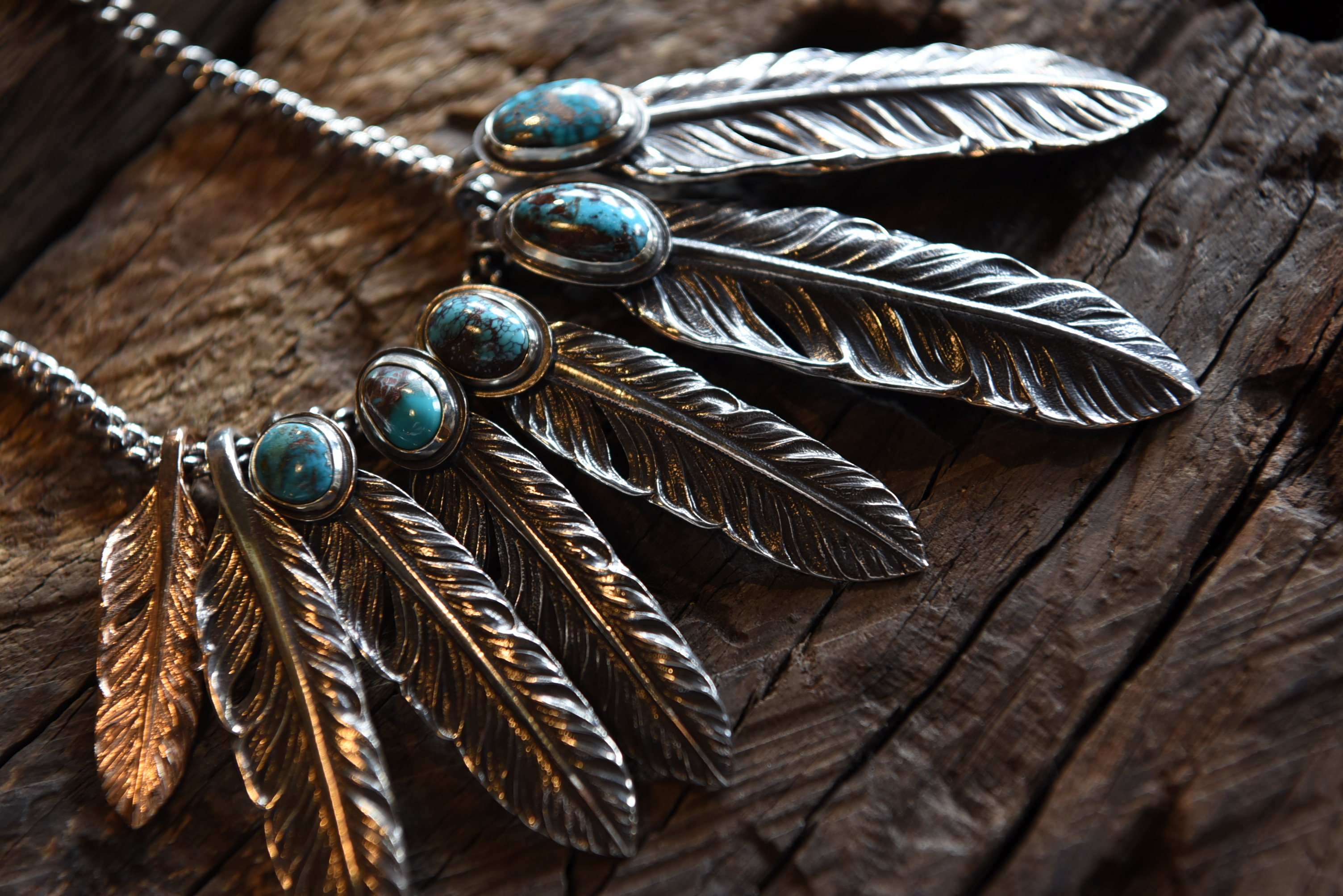 LYNCH SILVERSMITH FEATHER TOP TURQUOISE CUSTOM: TROPHY KANAZAWA NEWS