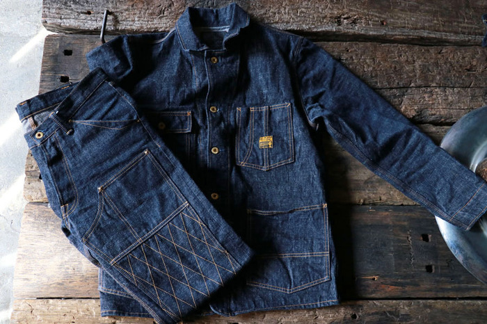 TROPHY CLOTHING 15周年DIRT DENIM COVERALL TROPHY CLOTHING 15周年DIRT DENIM COVERALL